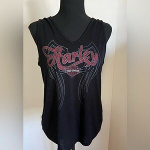 Harley-Davidson Black Sleeveless Top from LA Harley in Lewiston Maine